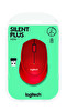 Logitech M330 Silent Kablosuz Mouse (Kırmızı)