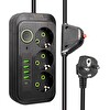 VEA VA-21565 4xUSB Type-C 1.5 M 3'lü Siyah Akım Korumalı Priz