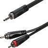 Roxtone RX-K12903 3 Metre 3.5 MM Stereo - Çift RCA Gitar Ses Kablo