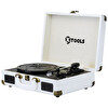 Ktools Nostalgie K344 Bluetoothlu Çanta Beyaz Pikap