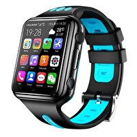 Teknofonik G-17 W5S 4G Görüntülü Konuşma Çift Kameralı GPS WiFi Android Mavi Akıllı Çocuk Saati