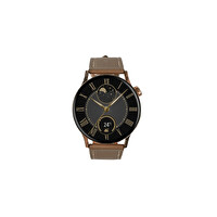 Fro LW-38V Kompakt Gold Kasa Kahverengi Kordon Akıllı Saat