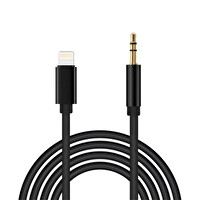 Winex AX37 GFZ Lightning To 3.5 MM Aux Siyah Ses Kablosu
