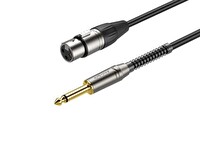 Roxtone RX-K12205 XLR 5 M Dişi 6.3 MM Gitar Erkek Jaklı Ses Kablosu