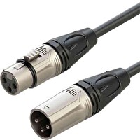Roxtone RX-K12101 1 Metre XLR Erkek - XLR Dişi Mikrofon Kablosu