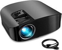 Goodee Projektör 1080P - 12000L Dış Mekan Video Projektörü 230 inç