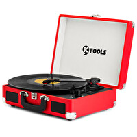 Ktools  Nostalgie K344 Bluetoothlu Çanta Kırmızı Pikap