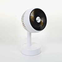 Winex Mini Taşınabilir Portatif Fan 3 Kademeli Beyaz Vantilatör