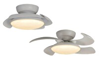 Orbus VL6 Motor DC 25W LED 45W 3000K-6500K Uzaktan Kumandalı Ledli Tavan Vantilatörü