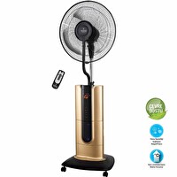 Airking Cool Pro 18" Soğuk Buharlı İyonizerli Uzaktan Kumandalı Vantilatör - Gold