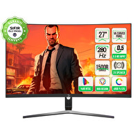 Gamepower VIVID V80 27" 0.5 MS 280 Hz VA Panel RGB 2x2W Speaker Curved Oyuncu Monitörü